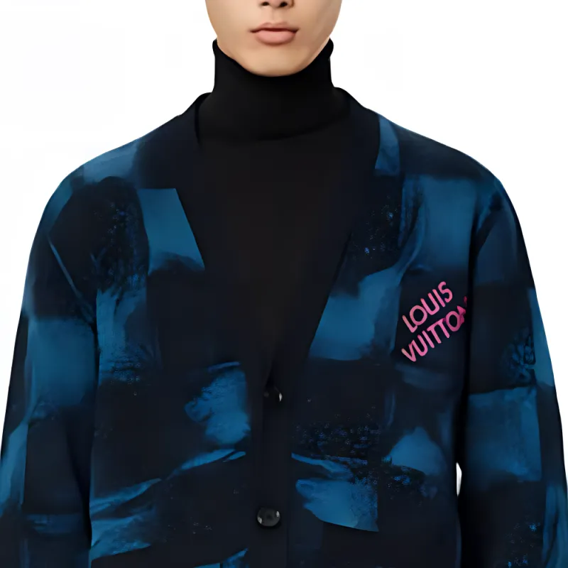 LOUIS VUITTON FW21 Knitwear Men's Blue-4