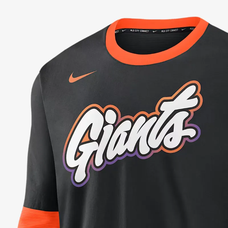 Nike San Francisco Giants Authentic Collection City Connect Player Men's Nike Dri FIT Mlb Pullover Jacket-2