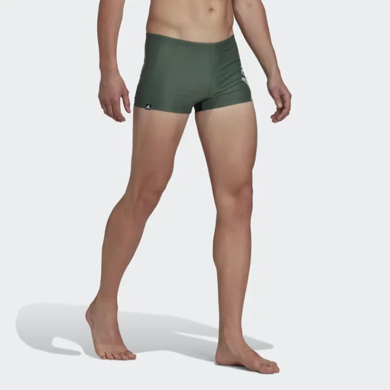 Adidas WORDING SWIM BOXERS Swimming Shorts Men's Green-3