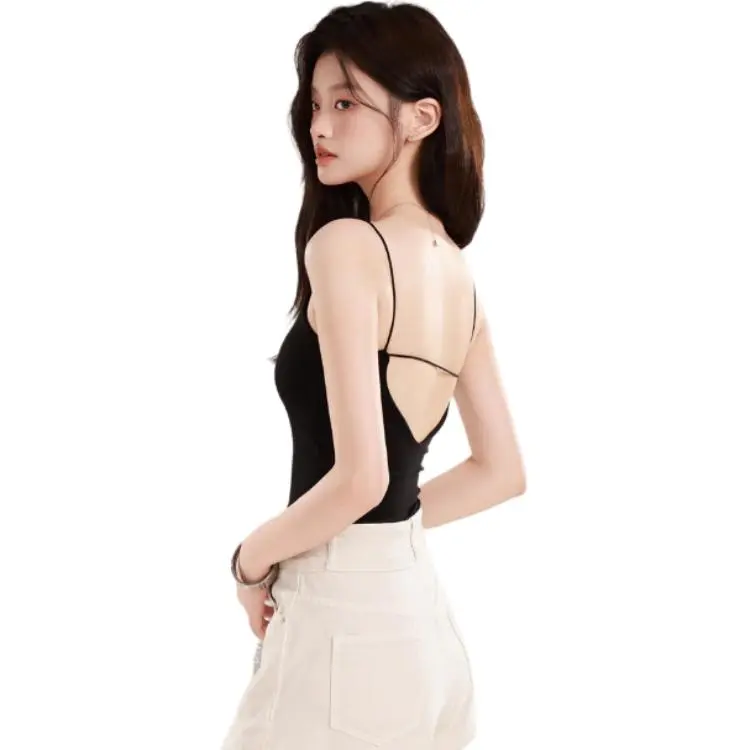 FOREVER 21 Camisoles Women's Color Block Coffee-1