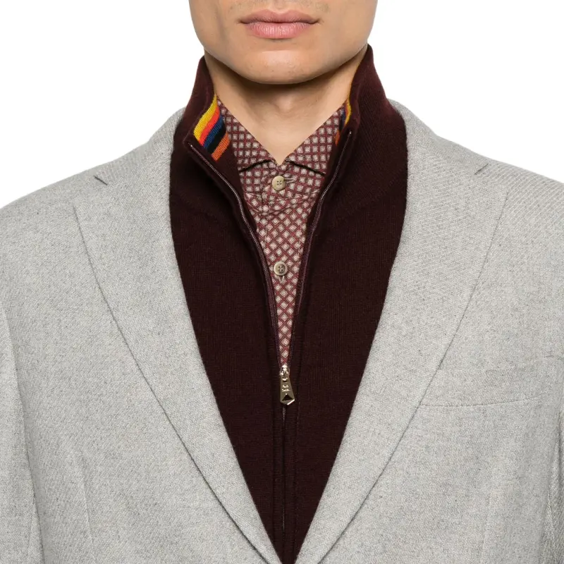 Ermenegildo Zegna Mélange effect Blazer-4