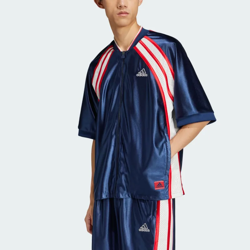 Adidas Cut Line Short Sleeve Track Top-2