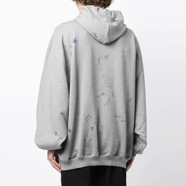 Vetements Sweatshirts Men Heather Gray-2