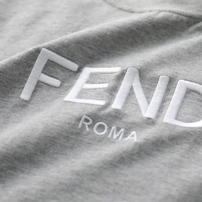FENDI T Shirts Women's Gray-5