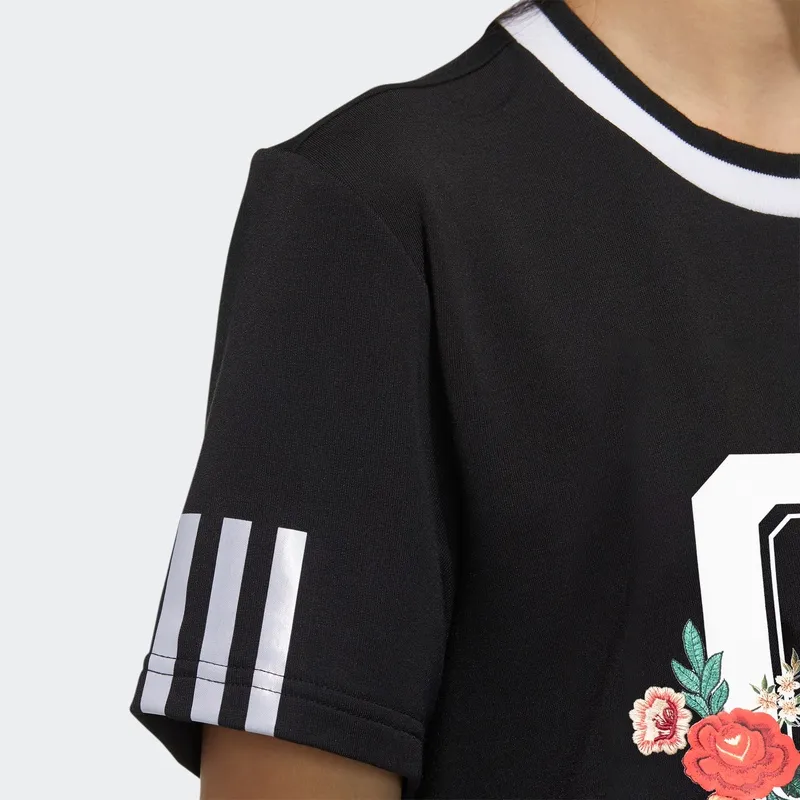 Adidas Neo Short Sleeved Dresses Women's Black-4