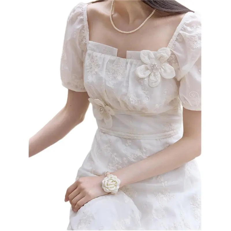 Alxnan Short Sleeved Dress Women's-1