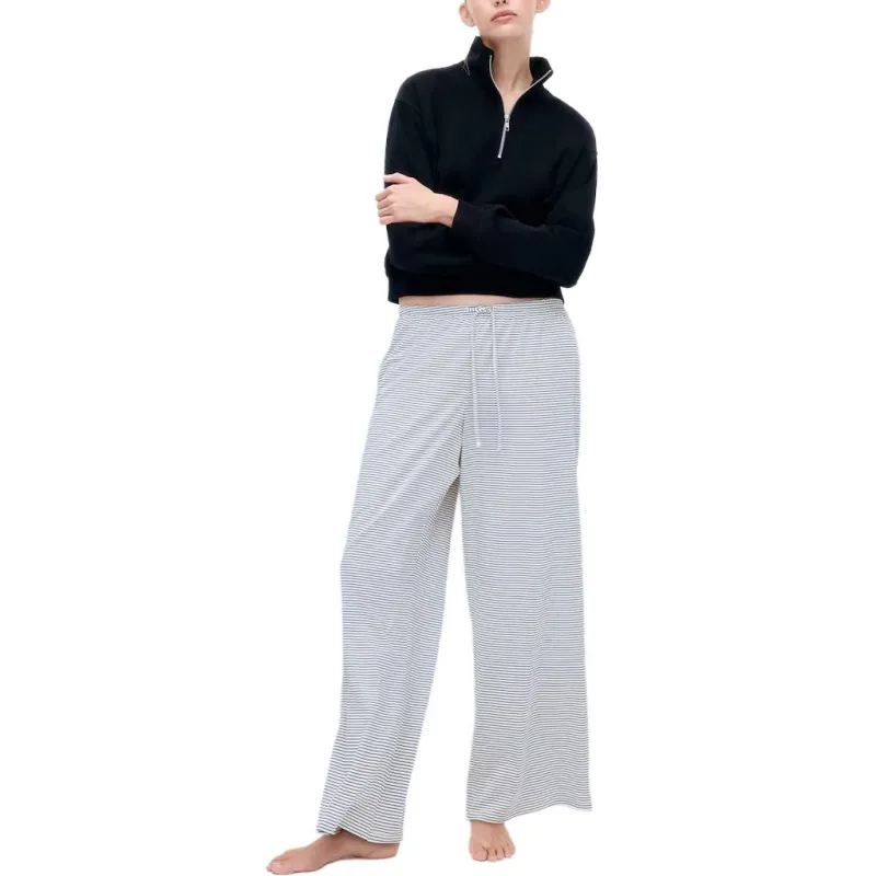H&M Casual Pants Women's White/Black-2
