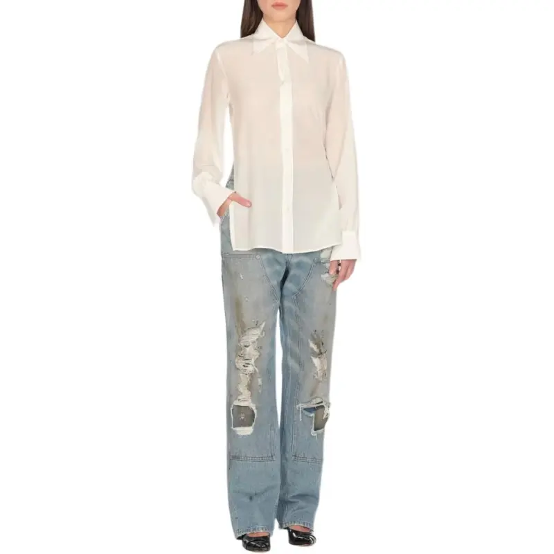 MM6 Maison Margiela Distressed Jeans-2