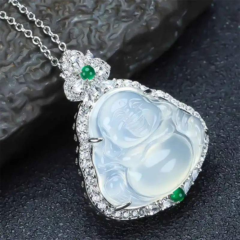 Grace Chalcedony Necklaces Women's-1