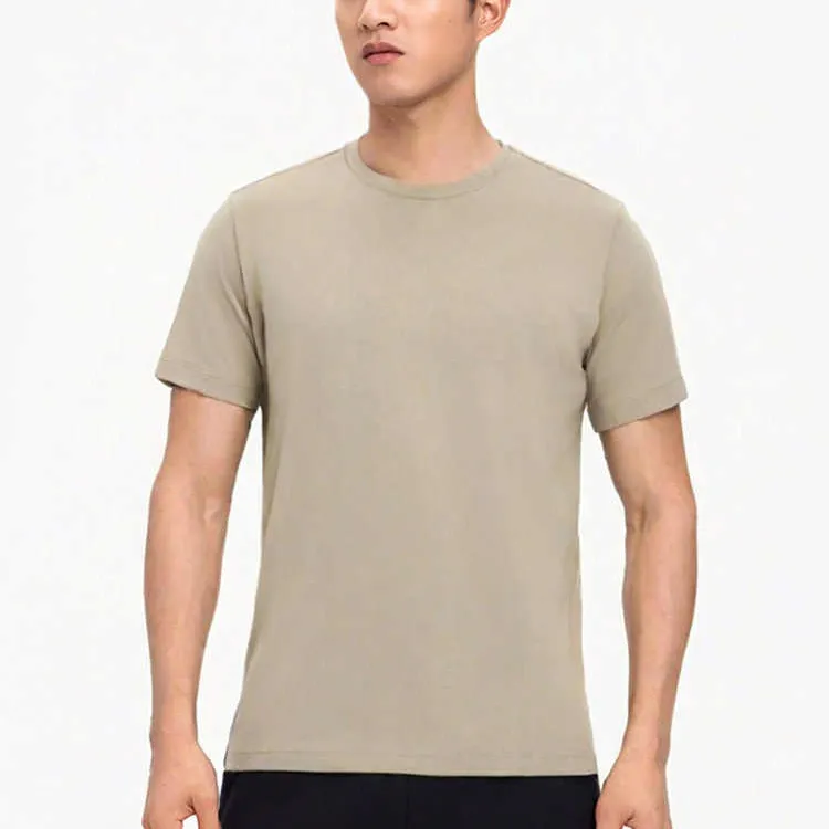 Asics T Shirts Men Khaki-1