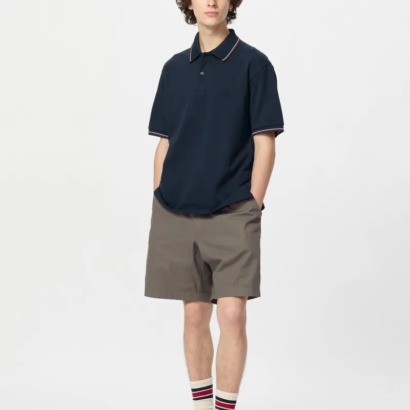 UNIQLO x JW Anderson SS25 Polo Shirt Unisex Marine Blue-1
