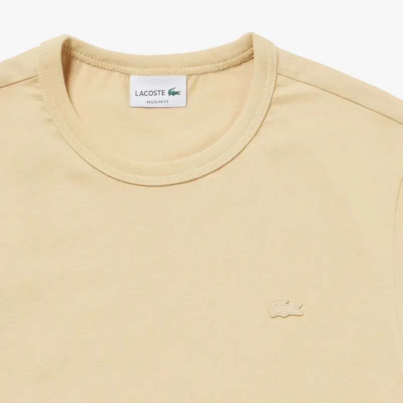 LACOSTE T Shirts Men Beige-2