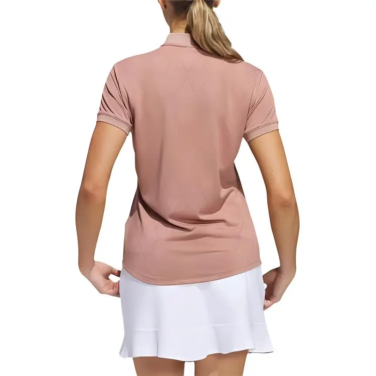 Adidas Free Shipping With AdiClub Ultimate365 Diamond Jacquard Polo Shirt-4