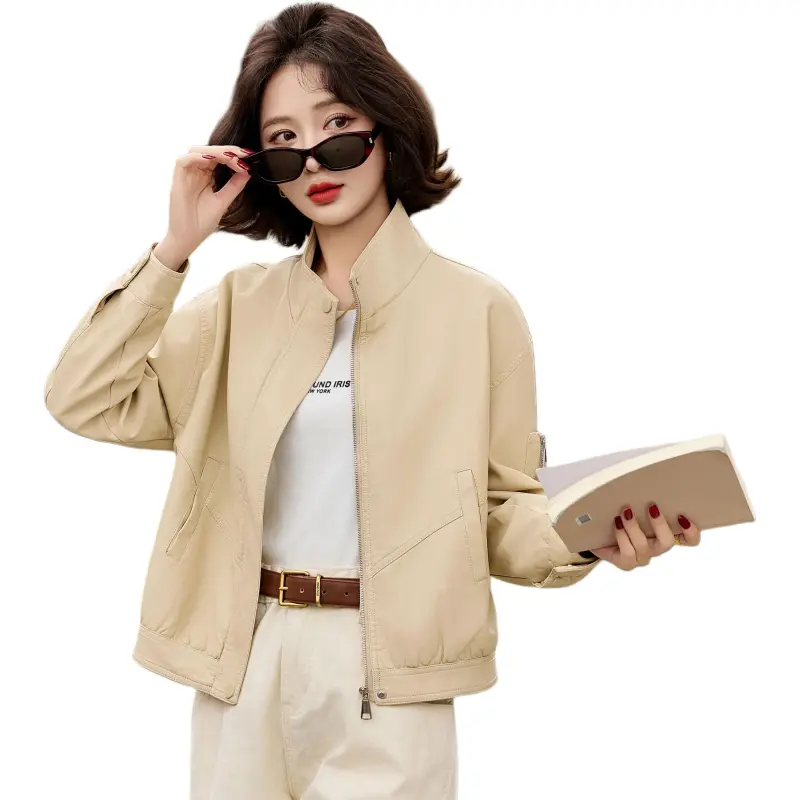 Yi Mengyuan Leather Jacket Women's-2