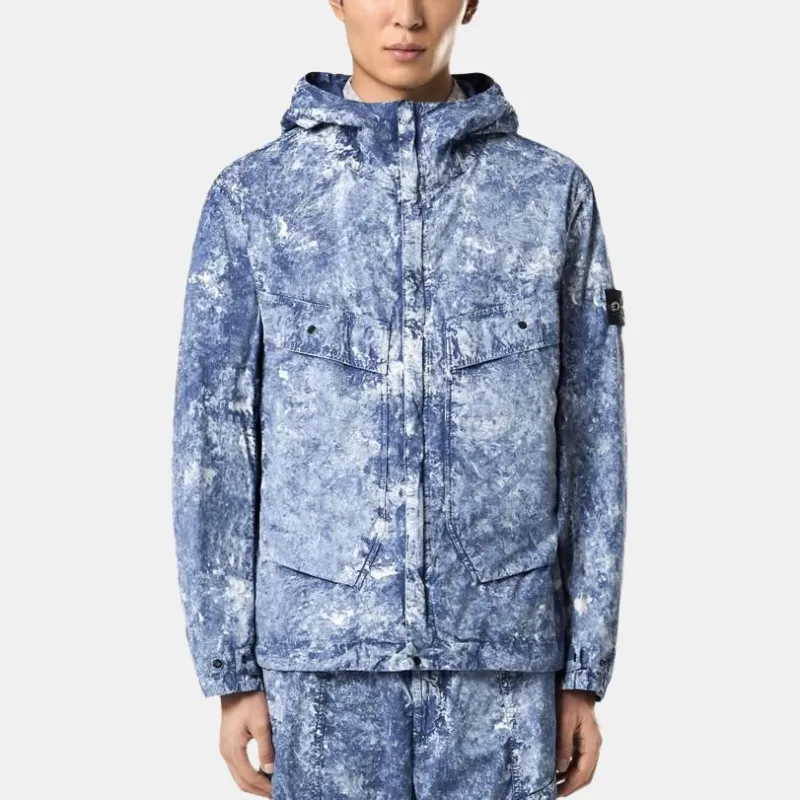 STONE ISLAND White Pigment Paracadute Stretch TC Jacket-2