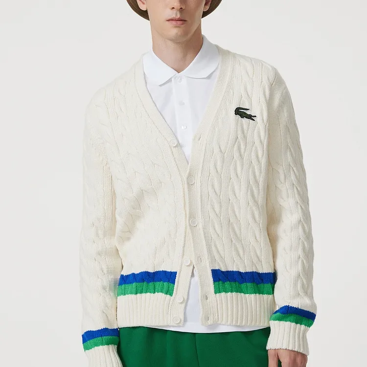 LACOSTE Sweaters Unisex Ecru-2