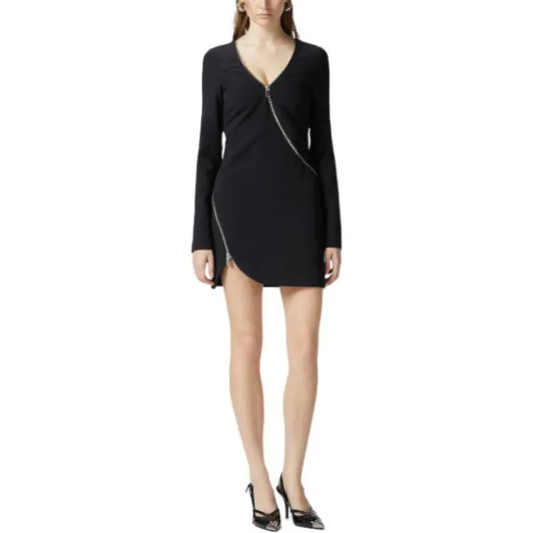 PINKO Zip Detailed Short Dress-2