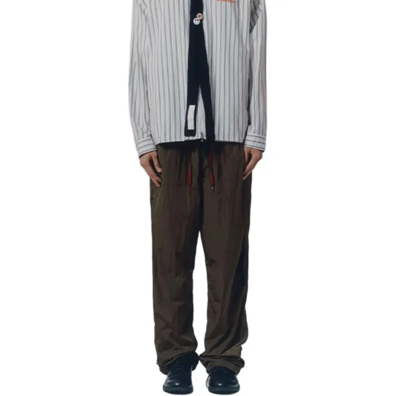 Mmlg SS25 Casual Pants Unisex Brown-2