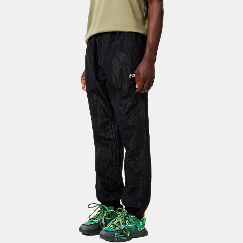 LACOSTE Knitted Sports Pants Men's Black-3