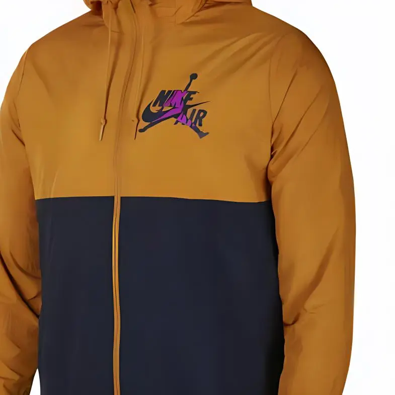 Jordan Air Jackets Men Orange Black-1