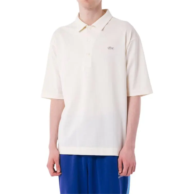 LACOSTE Polo Shirts Men White-2