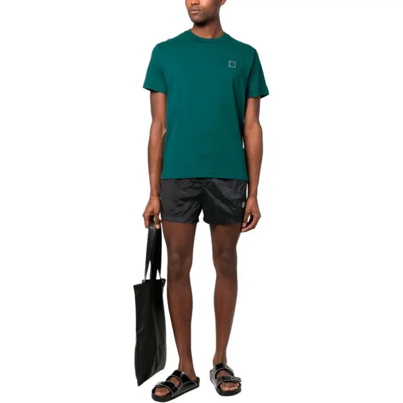 STONE ISLAND Casual Shorts Unisex Black-2