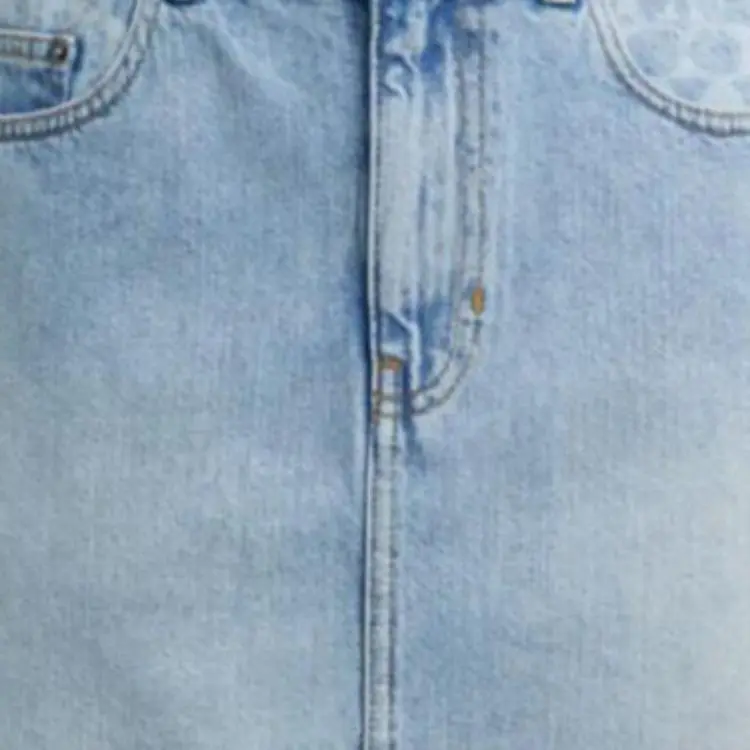 COACH Denim Short Skirts Women's Light Blue-4