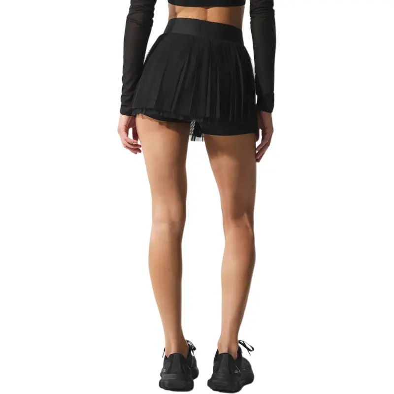 Alo Yoga Casual Short Skirts Women's Black-1