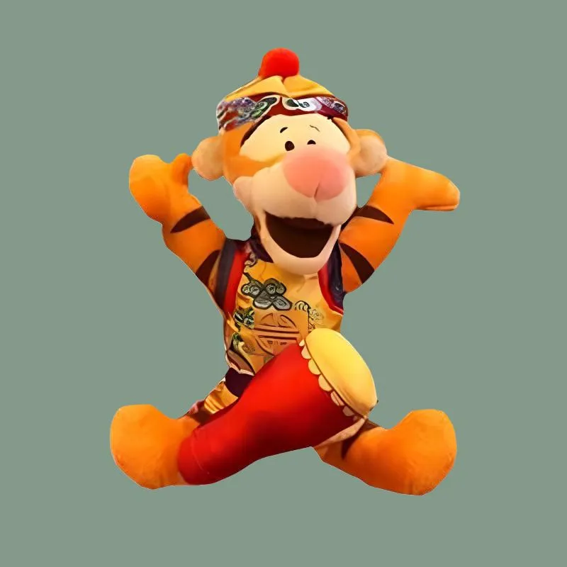 Disney Disney Tigger Plush Pendant Plush Toy Dolls Plush Doll Ss Height-3