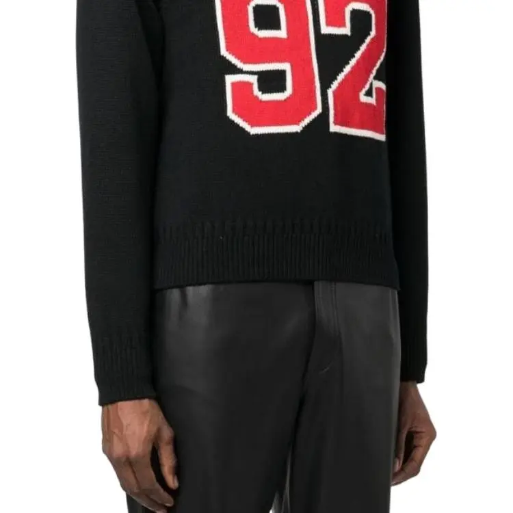 Alexander McQueen Logo Intarsia Knitted Jumper-1