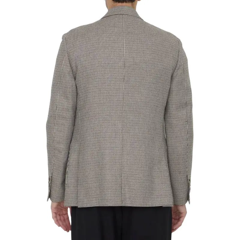 LARDINI Houndstooth pattern Blazer-1
