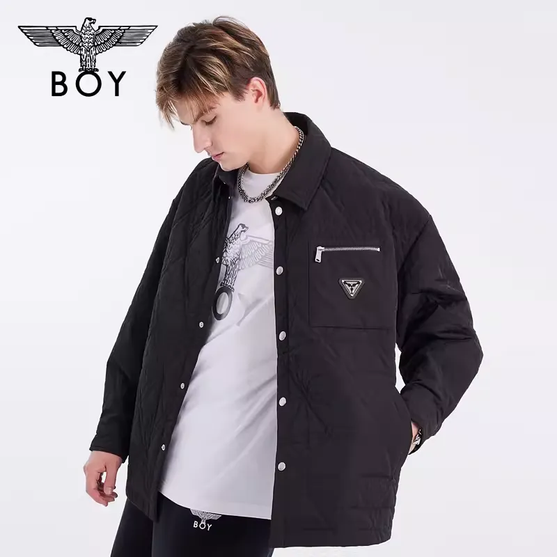 Boy London Puffer Jacket Unisex Black-2