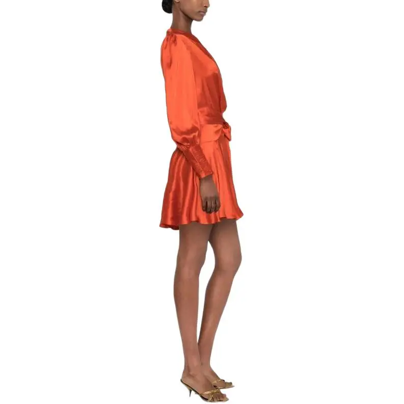 Zimmermann Silk Wrap Minidress-4