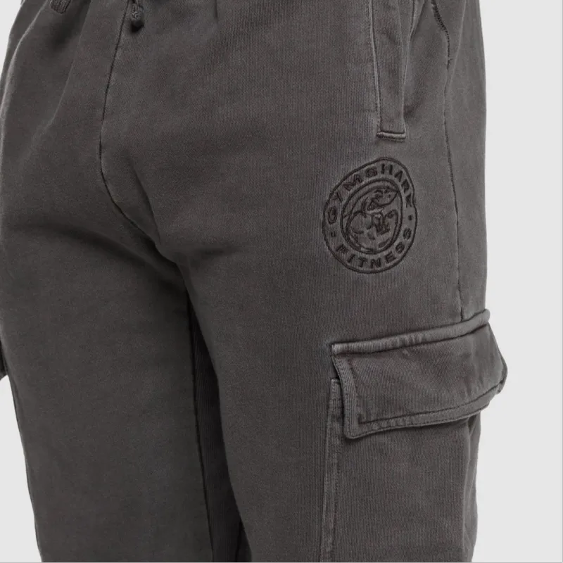 GYMSHARK PREMIUM Cargo Pants Men's Black's-4