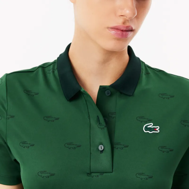 LACOSTE Polo Shirt Women's Green-3