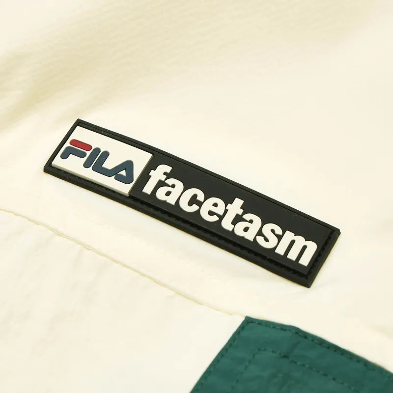Facetasm X FILA X FACETASM Knitted Sweatpants Women's Maltose White-2