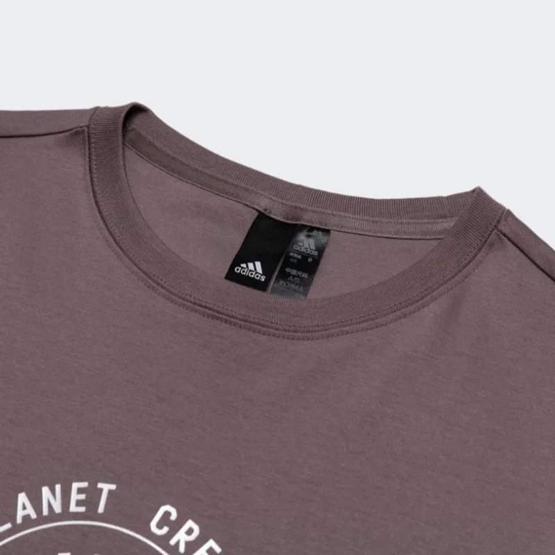 Adidas T-Shirts Women's Burgundy-2