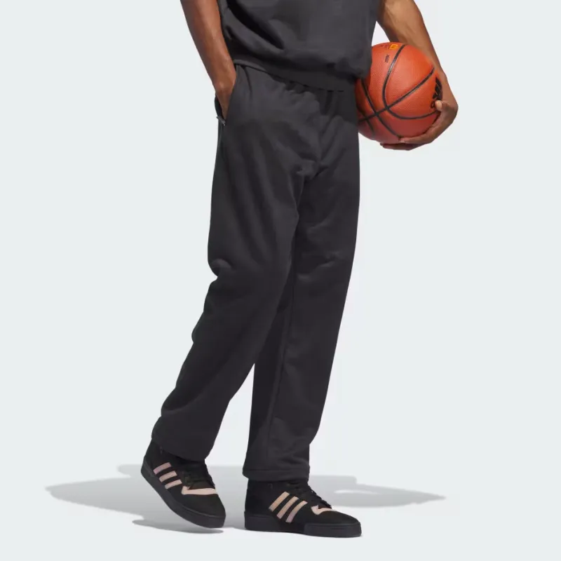 Adidas THE 2024 COLLECTION Knitted Sweatpants Unisex Charcoal Black-3