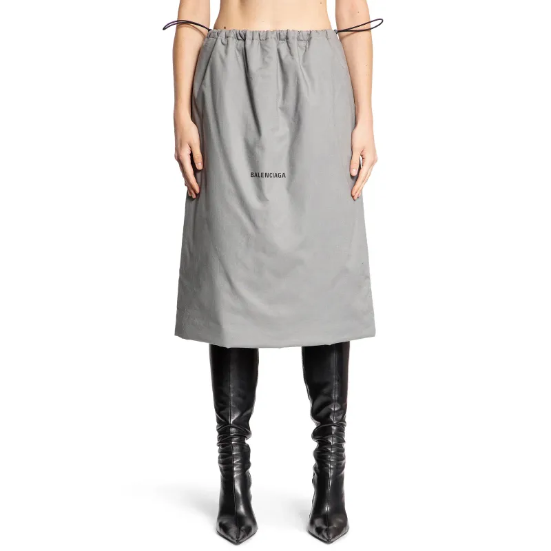 Balenciaga Drawstring Shoe Bag Skirt-2