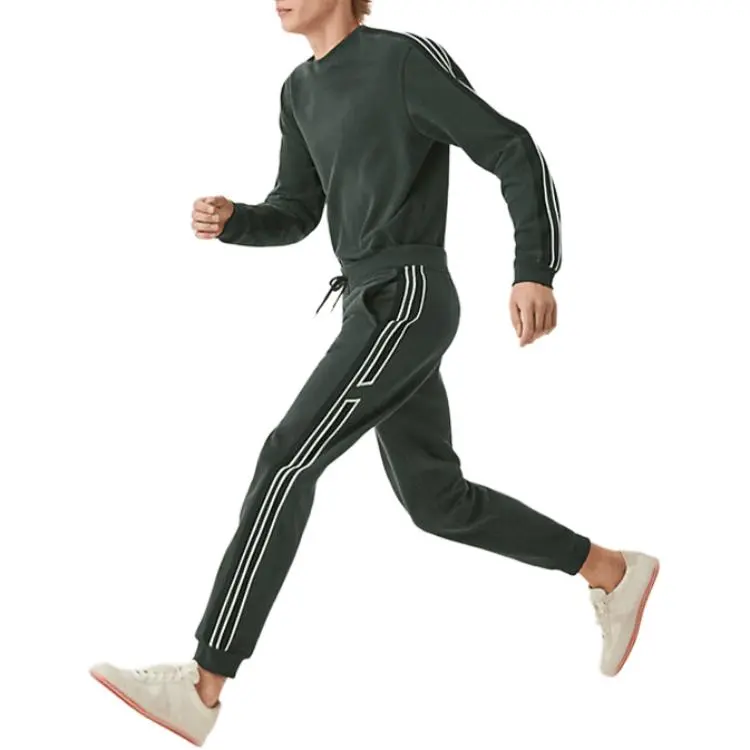 HERMES Knitted Sweatpants Men Green-4