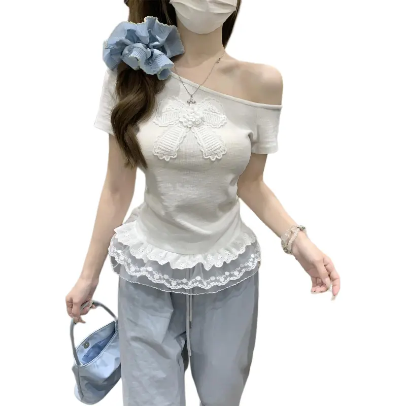 Mu Xiao Xin T Shirts Women's White-1