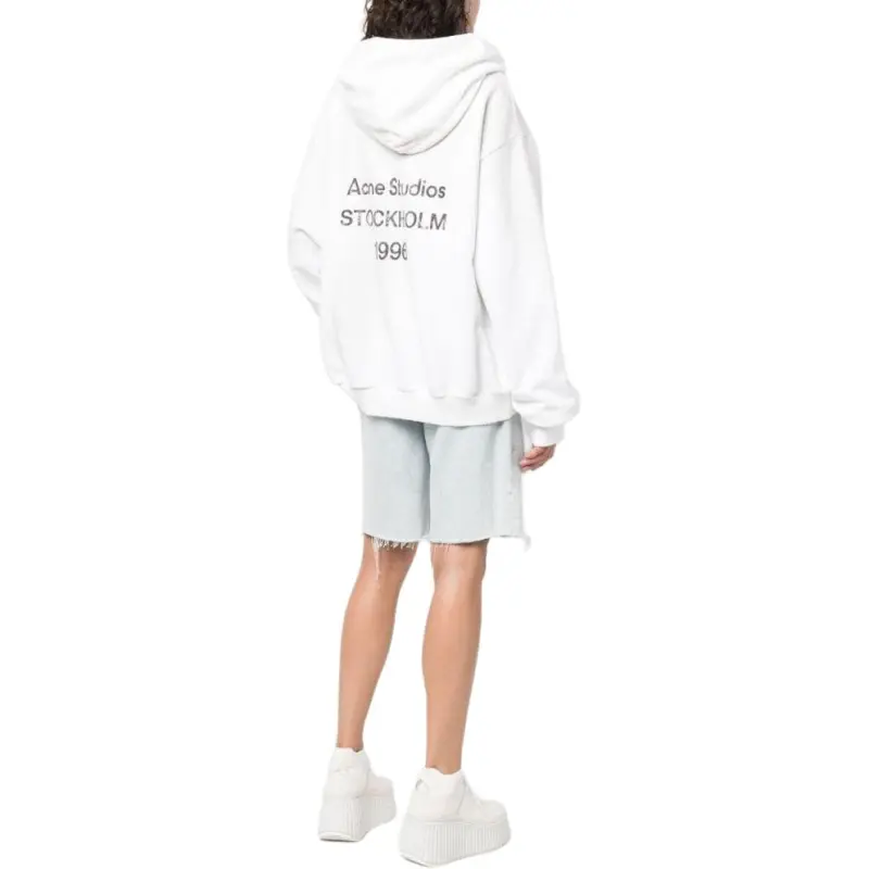 Acne Studios Sweatshirt Women's Mist White-3