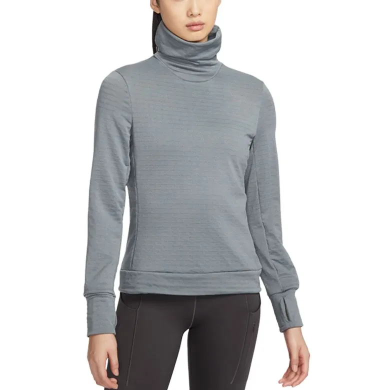 Nike THERMA FIT Knitwear Women's Gray-2