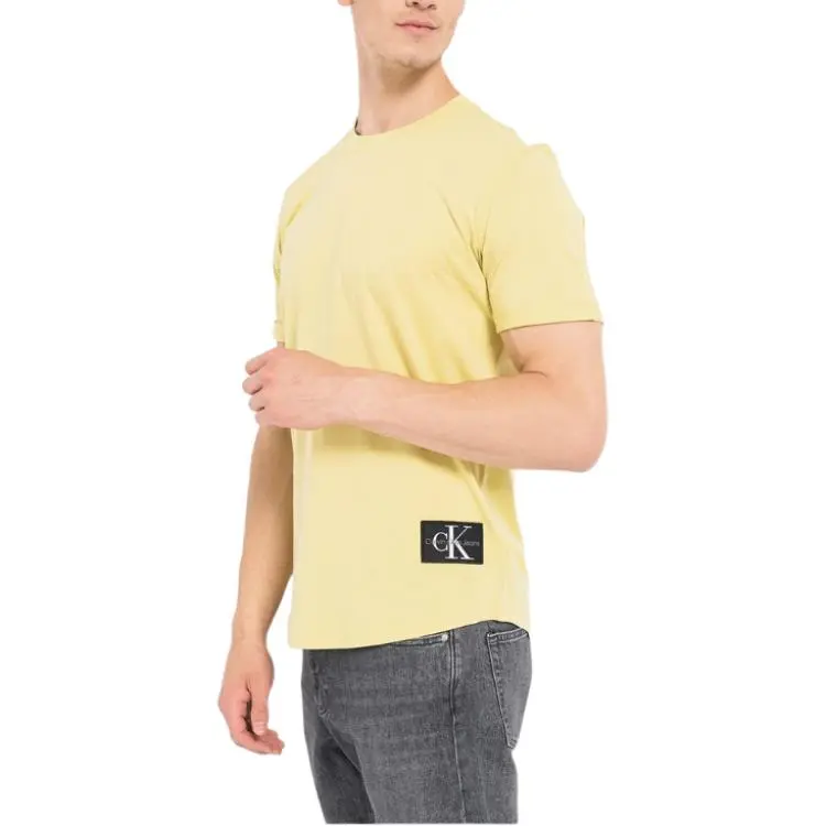 CALVIN KLEIN T Shirt Men's Light Yellow-3