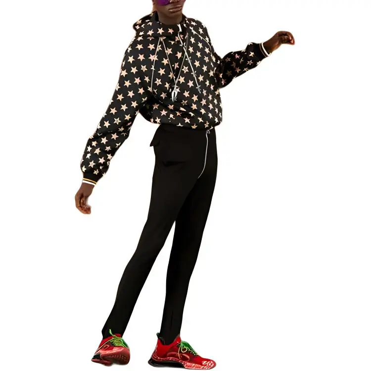 GUCCI All Over Half Zip Jacket-1