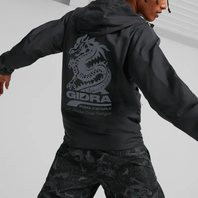 Staple X PUMA X STAPLE Co brand Jackets Unisex Black-3