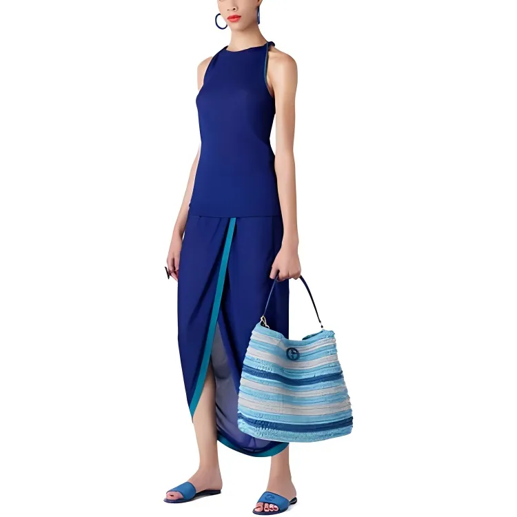 GIORGIO ARMANI T Shirts Women's Blue-1