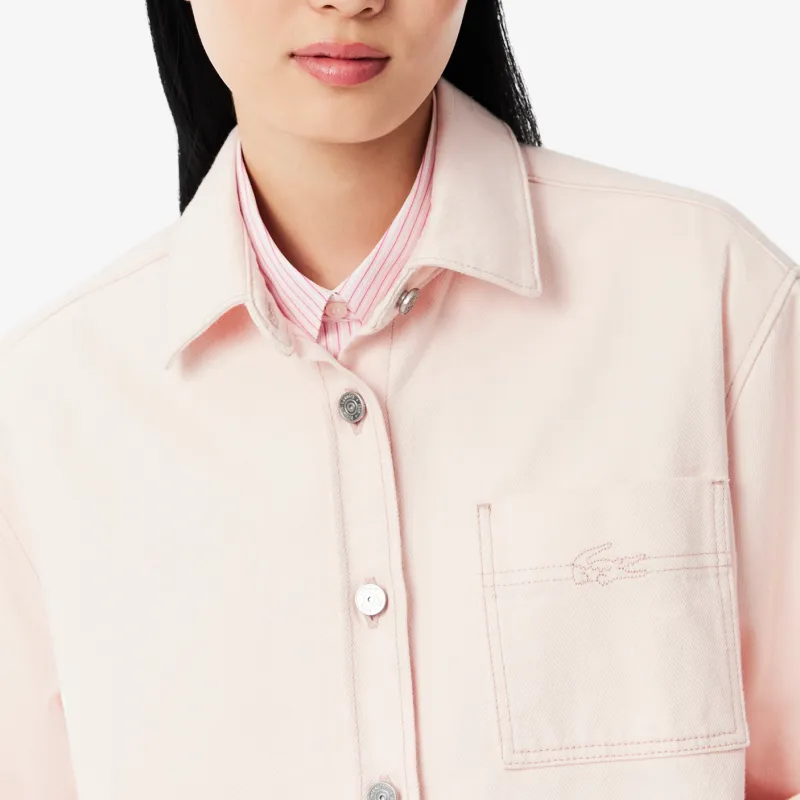 LACOSTE Jackets & Coats Women's Pink-3