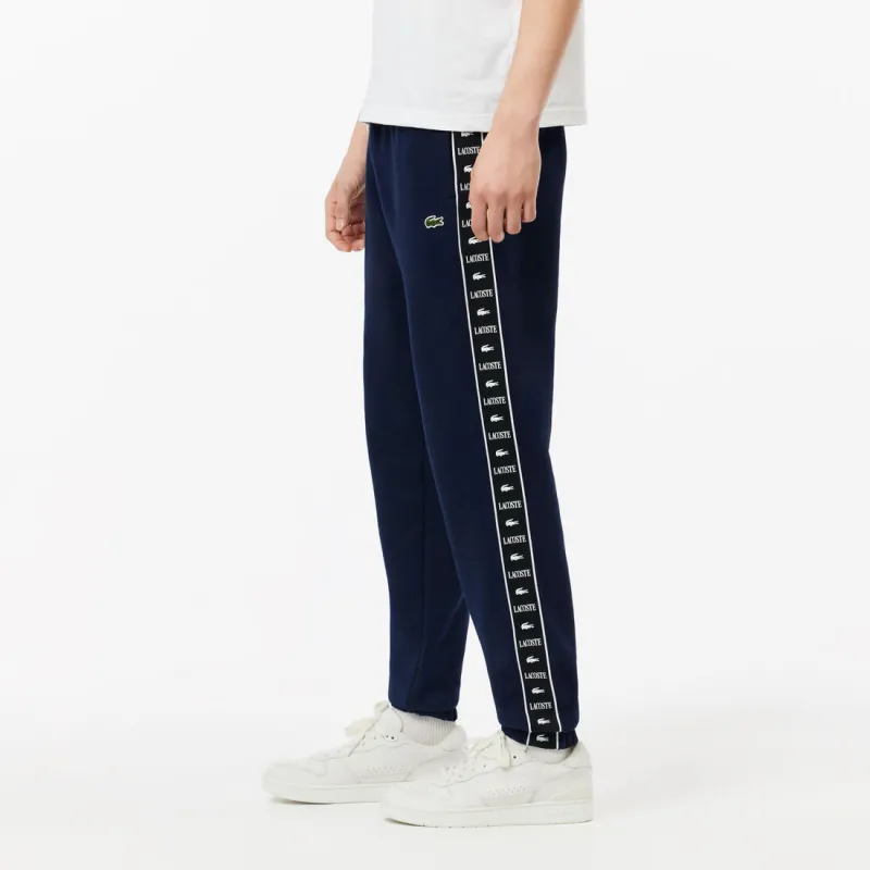 LACOSTE Knitted Sweatpants Men's Marine Blue-1
