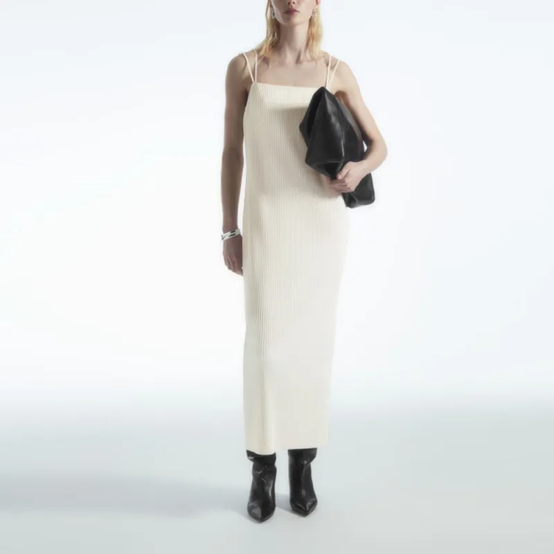 COS Slip Dresses Women's White-1